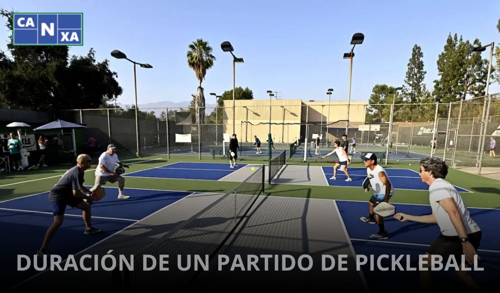 DURACIÓN DE UN PARTIDO DE PICKLEBALL